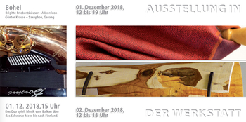 Werkstatt-Ausstellung 2018 | Nadine Cromme | Peter Lüchau